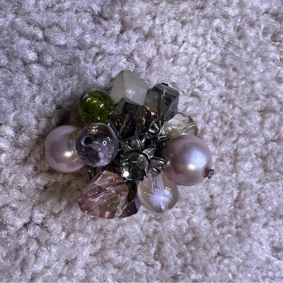 Chunky crystal cluster costume ring - Picture 5 of 6